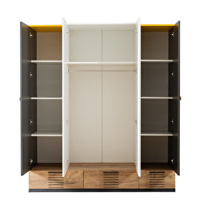 Relax Genç Odası-4 Kapaklı Dolap