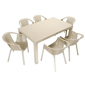 Wood 90x150 Roma Koltuk Masa Takımı Çölbeji̇