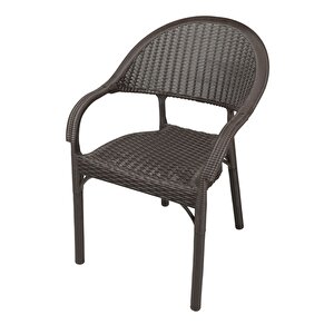 Mandella Eylül Rattan Koltuk Kahverengi (1 Adet)