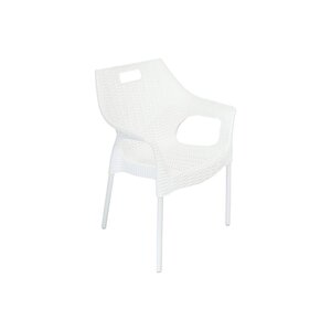 Mandella Star Rattan Koltuk Beyaz (1 Adet)