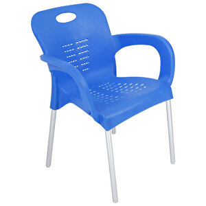 Nil Koltuk Alüminyum Ayaklı Mavi (1 Adet)