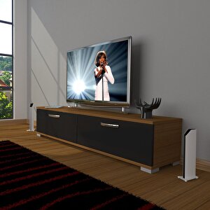 Eko 140 Slm Std Tv Ünitesi Tv Sehpası Ceviz-Siyah