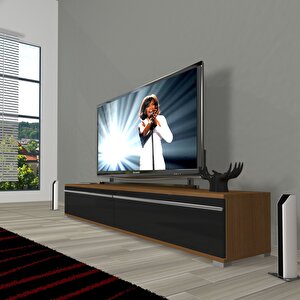 Eko 140t Mdf Tv Ünitesi Tv Sehpası Ceviz-Siyah
