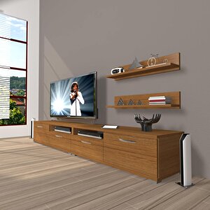 Eko 200r Mdf Tv Ünitesi Tv Sehpası Naturel Ceviz