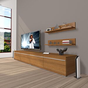 Eko 200t Mdf Tv Ünitesi Tv Sehpası Naturel Ceviz