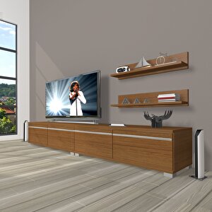 Eko 220t Mdf Tv Ünitesi Tv Sehpası Naturel Ceviz