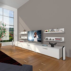 Eko 270r Slm Tv Ünitesi Tv Sehpası Parlak Beyaz