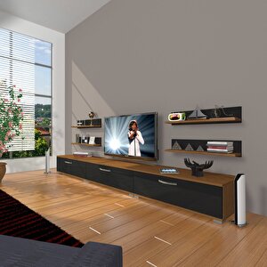 Eko 270r Slm Tv Ünitesi Tv Sehpası Ceviz-Siyah