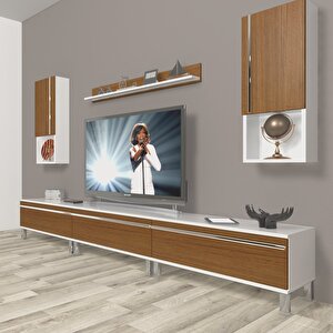 Eko 270ta Mdf Krom Ayaklı Tv Ünitesi Tv Sehpası