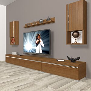 Eko 270ta Mdf Tv Ünitesi Tv Sehpası Naturel Ceviz