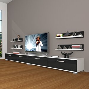 Eko 360r Slm Tv Ünitesi Tv Sehpası Beyaz - Siyah