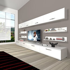 Eko 360y Slm Tv Ünitesi Tv Sehpası Parlak Beyaz