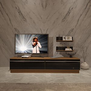 Eko 4b Mdf Std Tv Ünitesi Tv Sehpası Ceviz-Siyah