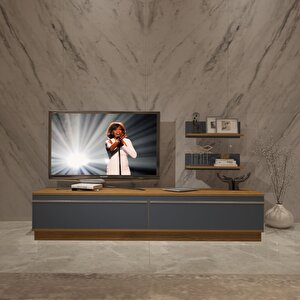 Eko 4b Mdf Std Tv Ünitesi Tv Sehpası Pera Antrasit