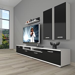 Eko 5200d Slm Tv Ünitesi Tv Sehpası Beyaz - Siyah