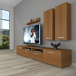 Eko 5200d Slm Tv Ünitesi Tv Sehpası Ceviz Beyaz
