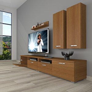 Eko 5200d Slm Tv Ünitesi Tv Sehpası Ceviz Beyaz