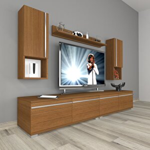 Eko 5200ta Mdf Tv Ünitesi Tv Sehpası Naturel Ceviz