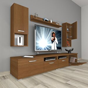 Eko 5220da Slm Tv Ünitesi Tv Sehpası Naturel Ceviz