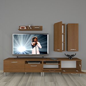 Eko 5220d Mdf Krom Ayaklı Tv Ünitesi Tv Sehpası
