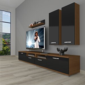 Eko 5220d Mdf Tv Ünitesi Tv Sehpası Ceviz-Siyah