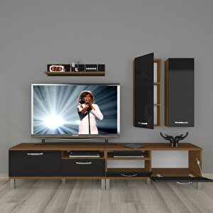 Eko 5220d Slm Krom Ayaklı Tv Ünitesi Tv Sehpası