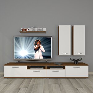 Eko 5220d Slm Tv Ünitesi Tv Sehpası Ceviz Beyaz