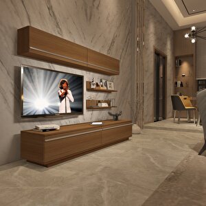 Eko 5b Mdf Std Tv Ünitesi Tv Sehpası Naturel Ceviz