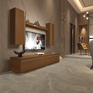 Eko 5d Mdf Std Tv Ünitesi Tv Sehpası Naturel Ceviz