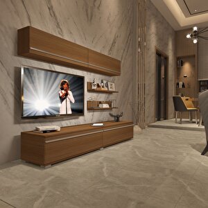 Eko 5 Mdf Std Tv Ünitesi Tv Sehpası Naturel Ceviz