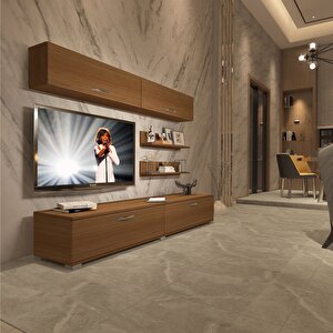 Eko 5 Slm Std Tv Ünitesi Tv Sehpası Naturel Ceviz