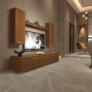 Eko 7 Slm Std Tv Ünitesi Tv Sehpası Naturel Ceviz