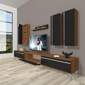Eko 8d Mdf Krom Ayaklı Tv Ünitesi Tv Sehpası