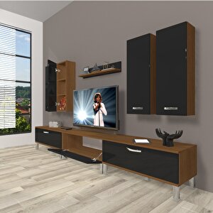 Eko 8d Slm Krom Ayaklı Tv Ünitesi Tv Sehpası
