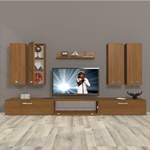 Eko 8d Slm Tv Ünitesi Tv Sehpası Naturel Ceviz