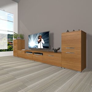 Eko 9200 Mdf Tv Ünitesi Tv Sehpası Naturel Ceviz