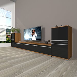 Eko 9220t Mdf Tv Ünitesi Tv Sehpası Ceviz-Siyah