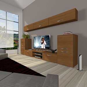 Eko 9 Mdf Dvd Tv Ünitesi Tv Sehpası Naturel Ceviz