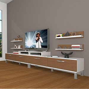 Ekoflex 360r Slm Krom Ayaklı Tv Ünitesi Tv Sehpası
