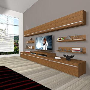 Ekoflex 360y Mdf Tv Ünitesi Tv Sehpası Naturel Ceviz
