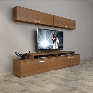 Ekoflex 5 Slm Tv Ünitesi Tv Sehpası Naturel Ceviz