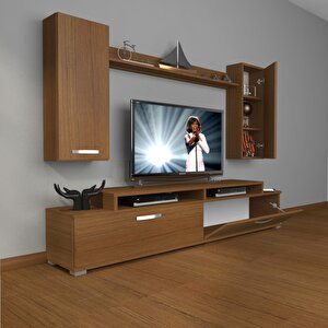Ekoflex 7 Slm Tv Ünitesi Tv Sehpası Naturel Ceviz