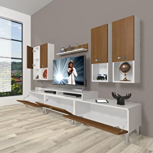 Ekoflex 8da Slm Krom Ayaklı Tv Ünitesi Tv Sehpası