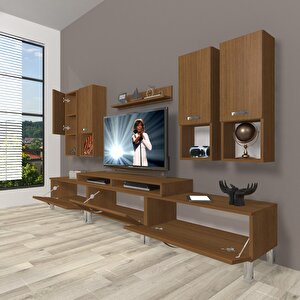 Ekoflex 8da Slm Krom Ayaklı Tv Ünitesi Tv Sehpası