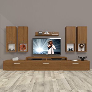 Ekoflex 8da Slm Tv Ünitesi Tv Sehpası Naturel Ceviz