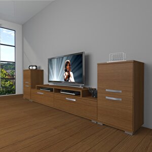 Ekoflex On2 Slm Tv Ünitesi Tv Sehpası Naturel Ceviz