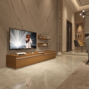 Eko 4 Mdf Std Tv Ünitesi Tv Sehpası Naturel Ceviz
