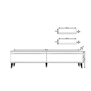 Eko 4 Mdf Std Silver Tv Ünitesi Tv Sehpası