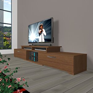 Flex 130 Slm Tv Ünitesi Tv Sehpası Naturel Ceviz