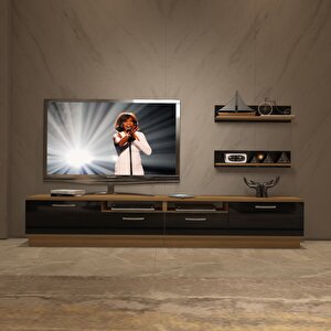 Trendstyle 220r Mdf Tv Ünitesi Tv Sehpası Pera Siyah